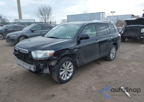 2008 Toyota Highlander Hybrid Limited z USA, uszkodzony, nr VIN JTEEW44AX82019469